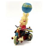 Vintage Happy Easter Celluloid Rabbit on Wind-Up