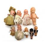Vintage Miniature Celluloid Dolls 4.5ï¿½ and