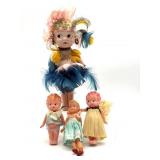 Vintage Celluloid Dolls 12ï¿½ and Smaller