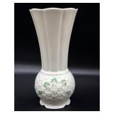 Vintage Belleek Basketweave Shamrock Porcelain