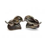 ï¿½Silver Mexicoï¿½ Marked Screw-Back Earrings 1.25ï¿½