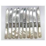 ï¿½Sterlingï¿½ Marked Band on Pearl Handled Antique