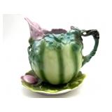 Antique Royal Bayreuth Watermelon & Morning Glory