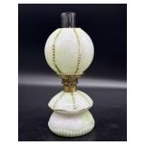 Antique Milk Glass Oil Lamp 8.75ï¿½