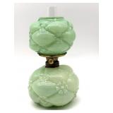 Antique/Vintage Miniature Green Quilted Phlox