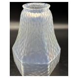 Vintage Opalescent Iridescent Patterned Glass