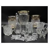 Crystal Knife Rests, Crystal Ice Bucket, and More