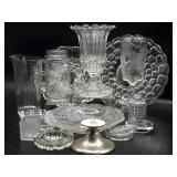 Antique Reed & Barton Advertising Glass Plate,