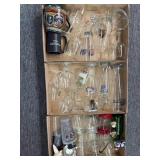 Glass Cups, Bar Ware, and More