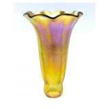 ï¿½Lotton 1975ï¿½ Signed Iridescent Art Glass Lamp