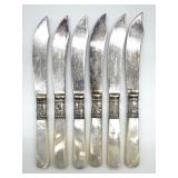 ï¿½Sterlingï¿½ Marked Band on Pearl Handled Antique