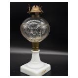 Antique Oil Lamp 11.5ï¿½- no chimney - chips