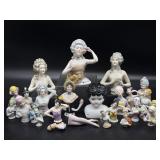 Antique/Vintage Porcelain Half Dolls 5ï¿½ Tall and