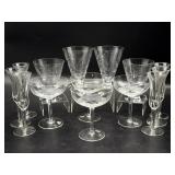 (4) Moser MOG2 Pattern Stemware Glasses 5ï¿½, (4)