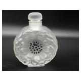 Vintage Lalique Paris Cristal Floral Perfume