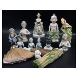 Antique/Vintage Porcelain Figures and Half Dolls