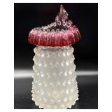 Antique Hobbs Brockunier Glass Rubina