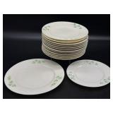 Vintage Belleek Basketweave Shamrock Porcelain