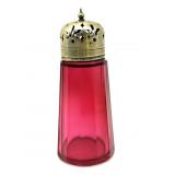 Antique Cranberry Glass Sugar Shaker 5.5ï¿½-