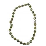 Millefiori Art Glass Necklace 18"