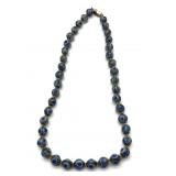 Millefiori Art Glass Beaded Necklace 16"