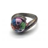 Millefiori Art Glass 925