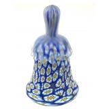 Millefiori Murano Art Glass Bell 4.25"