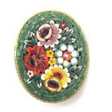 Mini-Mosaic Brooch 1.5"