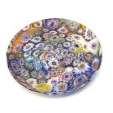Millefiori Murano Art Glass Small Plate 4.25"