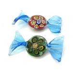 Millefiori Murano Art Glass Candy 3"
