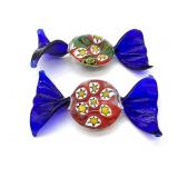 Millefiori Murano Art Glass Candy 3"