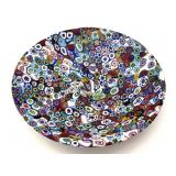 Millefiori Murano Art Glass Plate 5.75"