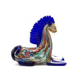 Millefiori Murano Art Glass Horse Figure 9" x 8"