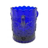 Cobalt Blue Glass Spooner 4" Tall
