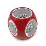 Millefiori Murano Art Glass Paperweight 2.25"
