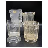 (4) Glass Spooners 5.5" Tall and Smaller