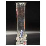 Millefiori Murano Art Glass Vase 8.75" Tall