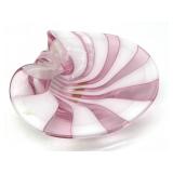 Pink Murano Art Glass Small Bowl/Ashtray 4" x