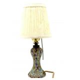 Millefiori Murano Art Glass Lamp 12"- height