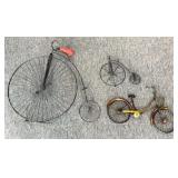 Bicycle Metal Decor 31" x 28.5" and Smaller