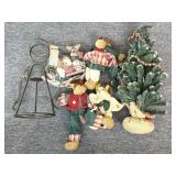 Small Christmas Tree 21", Metal Angel