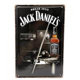 Jack Daniels Metal Sign 8" x 12"