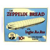 Zeppelin Bread Metal Sign 14" x 11"-