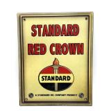 Standard Red Crown Metal Sign 9.5" x 12" -