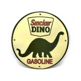 Sinclair Dino Gasoline Metal Sign 12" -