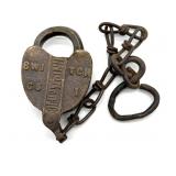 Adlake Union Pacific Railroad Switch Lock 4"