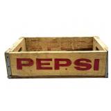 Vintage Pepsi-Cola Salina, KS Wood Crate 18.5" x