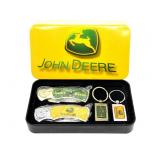 John Deere Pocket Knife and Keychain Set in