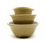 Ceramic Nesting Mixing Bowls 13.5" x 5.5" and