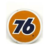 76 Gas Metal Sign 12" - reproduction